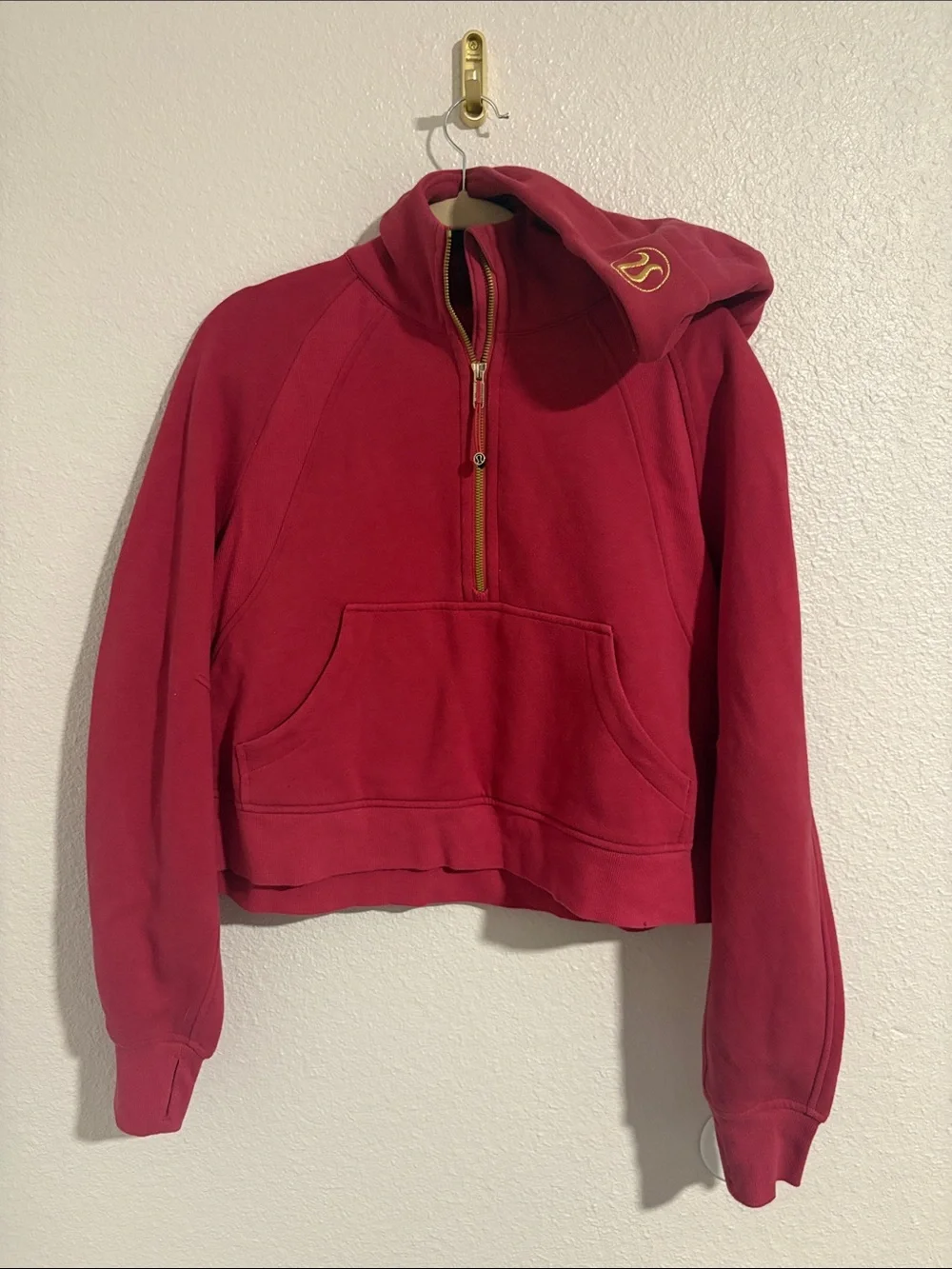 Lululemon Scuba Half-Zip Sweatshirt with Front Pocket and Hood